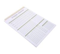 KICHOUSE Exercise Journal Notebook with Habit Tracking and Self-improvement Features, White Paper Workout Log for Fitness Planning and Daily Exercise Tracking, Beautiful and Simple Design