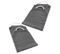 KICHOUSE Exfoliating Back Scrubber with Soft and Comfortable Polyester Material 2pcs for Shower Long Strip Design for Deep Body Cleansing, Suitable for Men and Women Bathing