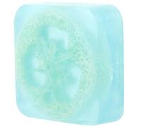 KICHOUSE Exfoliating Loofah Soap Bar for Bathing and Shower with Handmade Loofah Material, Refreshing Skin Face Washing Soap Suitable for Men and Women