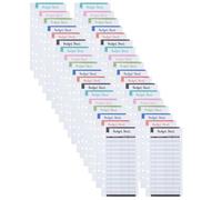 KICHOUSE Expense Tracking Sheets 36Pcs Six-Hole Budget Planner Inserts for Routine Money Management at Home