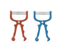 KICHOUSE Facial Hair Remover Blue with Stainless Steel and Abs Plastic Handle Threading Device Suitable for Wet and Dry Use Removes Hair the Root on Chin and Cheeks for Women