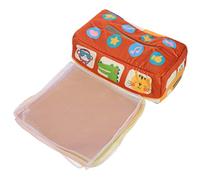 KICHOUSE Fidget Toy Sensory Set for Toddlers Tissue Box Toy Sound Colorful Animal Patterns
