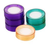 KICHOUSE Finger Wet Sponge 6Pcs Soft Sponge Moistener for Cash Counting and Document Handling Random Colour