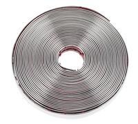 KICHOUSE Flexible PVC Wall Corner Trim Self-Adhesive 10M Length 2Cm Wide, Peel and Stick Protective Molding Strip Suitable for Interior Wall Edges, Simple Installation Without Drilling