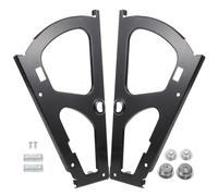 KICHOUSE Flip Rack Bracket for Shoe Cabinet 2Pcs Practical Steel Frame 9.25 X 5.12 X 0.79 Inches Single Layer Home Storage