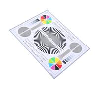 KICHOUSE Focus Testing Tool for Cctv System Test Accessories Paper Lens Calibration Card Image Intuitive Test Pattern for Indoor Network Lens Testing