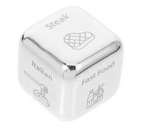 KICHOUSE Food Decision Stainless Steel Dinner Decision Maker Box for Portable Fair Rolling for the Go Dining Choices
