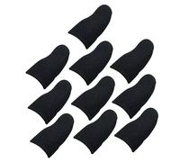 KICHOUSE Gaming Finger Sleeves for Mobile Phones Anti-Sweat Touchscreen Cover Breathable Elastic Thumb 10 Pack Oil-Proof and Non-Slip Design