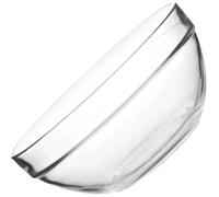 KICHOUSE Glass Mixing Bowls Set 2Pcs 16.9Cm Bowls for Meatball and Dumpling Filling with Multi-Purpose Kitchen Use