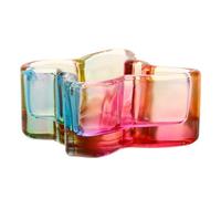 KICHOUSE Glass Nail Dish Cup Butterfly Shape Portable Manicure Nail Brush Dappen Dish Techniques and DIY Manicure Projects with Elegant Glass Material