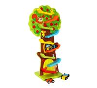 KICHOUSE Gliding Ladder Car for Educational Race Track Set with Patterns Safe Non-toxic Materials Enhances Social and Language Skills for Boys