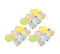 KICHOUSE Glow-in-the-dark Penguin Decorations Mini Penguin Figurines Set DIY Penguin Models Miniature Penguin Statue Room Decor