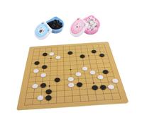 KICHOUSE Go Set Chinese Board Game Smart Chessboard Games Chess for Travel with Case Plastic