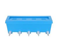 KICHOUSE Goat Milk Feeder: Calf Feeder Bottles Hang Upside Down, Reusable Plastic Feeding Device with Teats for Livestock Breeding and Nursery