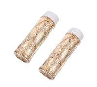 KICHOUSE Gold Flakes for Cake Decorating Bottles of Edible Gold Foil Sprinkles for Mousse Chocolate and Crafts Diy Baking and Wedding Celebrations