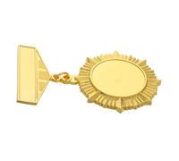 KICHOUSE Golden Zinc Alloy Medal Pin for Men with Vintage Elegant Appearance, for Schools and Personal Awards, Showcase Personal and Achievements with Long Term Use