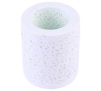 KICHOUSE Green Diatomaceous Earth Toothbrush Holder with Easy to Wipe and Clean Feature, Keeps Toothbrush Clean, Sturdy Pebble Material, for Shower and Table Use