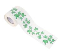 KICHOUSE Green Leaf Pattern Bulletin Border Sticker for Decorating Bulletin Boards in Kindergarten, Paper Material, Easy to Use and Can Be Cut, 1 Roll Full of The Sense of Spring