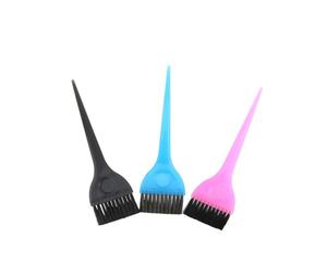 KICHOUSE Hair Coloring Brush Set 6pcs Easy to Store Hair Dyeing Tool with Comfortable Handle for Hairstyle and Barbershop Use