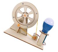 KICHOUSE Hand Crank Generator Science Kit for Kids DIY Electricity Experiment Toy Educational Power Generator Random Color Bulb for Boys and Girls