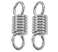 KICHOUSE Heavy Duty Swing Spring Metal 2Pcs Replacement Hammock Chair Hooks Industrial Coil for Camping and Garden Swing Chairs 7X40X130Mm
