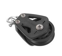 KICHOUSE High Load Capacity Nylon Sailboat Pulley Single Crane Pulley Block for Marine