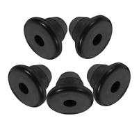 KICHOUSE Hydraulic Jack Oil Plug Rubber Bung Set 5Pcs 0.55In Floor Bottle Jack Filler Plug for Hydraulic Horizontal Repair and Oil Sealing