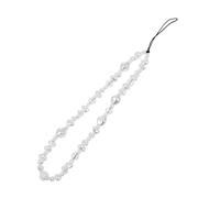 KICHOUSE Imitation Pearl Phone Lanyard Strap for Wrist Stylish Hanging Decor to Prevent Theft Easy to Install Key Chain for Mobile Phones for Friends
