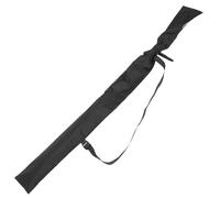 KICHOUSE Japanese Style Black Polyester Sword Storage Bag with Shoulder Strap Lightweight Long Sword Carrying Bag that Reduces Wear and Martial Arts Practitioners