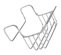KICHOUSE Kitchen Sink Hanging Drainer Rack Double Basin Sponge Holder Stainless Steel with Quick Drain Function for Bathroom and Kitchen Storage
