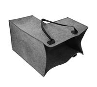 KICHOUSE L-shaped Laundry Basket Large Clothes Laundry Basket Felt and Leather Material Lightweight Easy to Use with Handle Modern Simple Design for Home and Stairs Storage