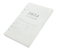 KICHOUSE Loose-leaf Academic Planner Notebook Portable Writing Book Day Per Page Refill Convenient School Diary Binder Refillable Pages for Daily Planning and Notes