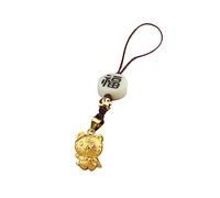KICHOUSE Luck Tiger Pendant Mobile Phone Strap Chinese Style Hanging Ornament for Phone Rope Durable Unique Design for Friends Family