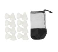 KICHOUSE Luminous Training Cones for Roller Skating Smoke White Markers with Carry Bag Outdoor Sports Agility Markers for Night Practice and Skill Improvement
