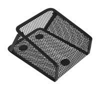 KICHOUSE Magnetic Pen Holder Wall Mounted Organizer in Black Iron, Space-saving Design for Office Partitions and Workspace, for Pens and Paper Clips Storage