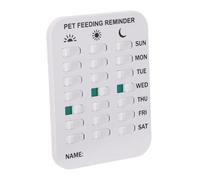 KICHOUSE Magnetic Pet Feeding Reminder Slider Sign with User-friendly Design, Abs Material, 16x12cm Size, Supports Pet Health for Dogs and Cats for Daily Medication and Feeding Schedule