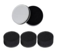 KICHOUSE Makeup Brush Cleaner Sponge Set with Cleaning Box for Travel Use, Reusable Colour Removal Sponge for Efficient Brush Washing and Quick Makeup Removal