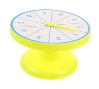 KICHOUSE Math Turning Wheel Teaching Tool 14cm Educational Game Board for Boys and Girls Rotatable Number Teaching Turntable for Classroom and Party Activities