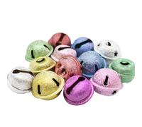 KICHOUSE Metal Bells Assorted Colours 10pcs for Dog and Puppy Collars Sturdy Pet Collar Bells for Training and Decoration Random Color for Photo Taking and Jogging