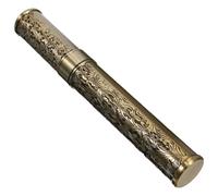 KICHOUSE Metal Single Cigar Travel Case Tube for Men with Elegant Design, Easy Portability and Convenient Cigar Storage for Camping and Travel