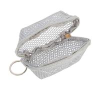 KICHOUSE Mini Cosmetics Bag Mesh Makeup Bag for Lipsticks and Small Makeup Tools with Moisture Prevention and Easy to Carry Design for Outdoors Use