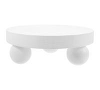 KICHOUSE Mini Decorative Stool Wooden Photography Props Small Round Bench 6.30 X 6.30 X 2.36In Portable Seat for Indoor Home and Photo Shoots
