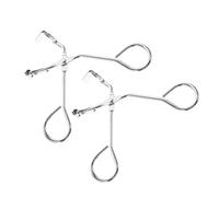 KICHOUSE Mini Stainless Steel Eyelash Curler 2Pcs with Compact Design and Black Non-Slip Rubber Grip for False Lash Blending and Travel Use