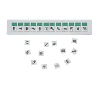 KICHOUSE Moving Checklist with 24 Sliders: Packing Organizer Board for Moving Boxes - Portable Packing Board for Dorm Home and Office