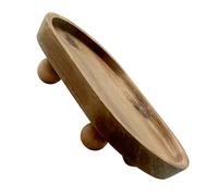 KICHOUSE Multi-function Tray Sturdy Aromatherapy Holder Wooden with Design and Fine Texture and Photo Prop Serving Plate and Key Storage for Home Décor