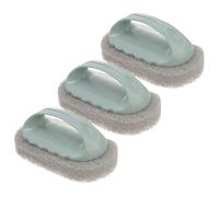 KICHOUSE Multi-Functional Kitchen Cleaning Brushes 3Pcs with Ergonomic Handle and Soft Bristles for Tile and Tub Scrubbing Household Use