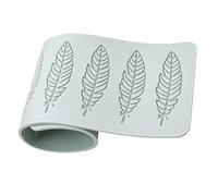 KICHOUSE Multi-Use Silicone Fondant Mold Leaf Shape Non-Stick Chocolate Mold for Cake Decoration and Molecular Gastronomy