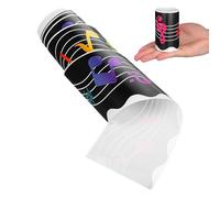 KICHOUSE Music Theme Border Sticker Roll 7.5Cm X 5M, Rolled Musical Symbol Bulletin Board Trim for Classroom and Blackboard Decorations, DIY School and Home Use