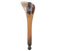 KICHOUSE Natural Ox Horn Massage Board Facial Eye Gua Sha Scraper Tool for Wrinkle Removal and Relief, Skin Nourishment Spa Accessory for Relaxation and Meditation Random Color