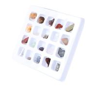 KICHOUSE Natural Science Exploring Kit Types of Rough Stone Specimens for Educational Geology for Birthdays Parties and Activities